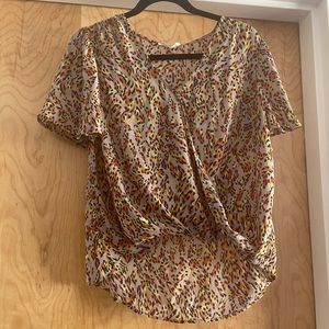 Lush animal print top size small NWT